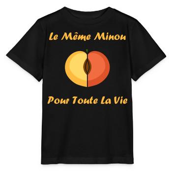 EVG Le Même Minou pour toute la vie - T-shirt bio MINI CREATOR Stanley/Stella Enfant - noir - Devant - Mikhail (115cm)