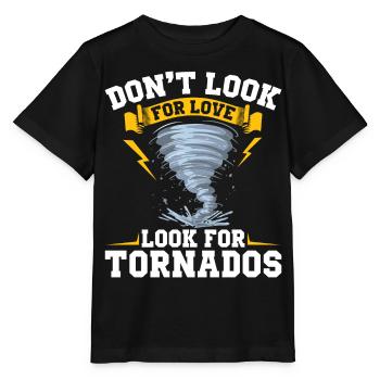 Sturmjäger Shirts | Unwetter Sturm Blitz Geschenke - Stanley/Stella Kinder T-Shirt MINI CREATOR  - Schwarz - Vorne - Mikhail (115cm)