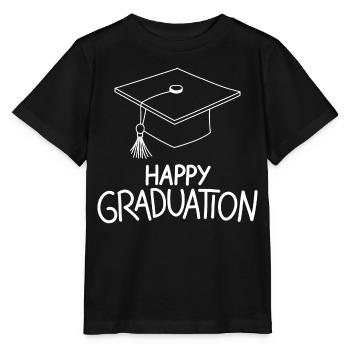 Abschluss Universität Examen - Stanley/Stella Kinder T-Shirt MINI CREATOR  - Schwarz - Vorne - Mikhail (115cm)
