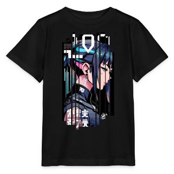 Frau Ninja Geometrische Ninja Spiele - Stanley/Stella Kinder T-Shirt MINI CREATOR  - Schwarz - Vorne - Mikhail (115cm)