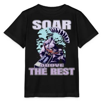 Soar Above the Rest – Paragliding Design - Stanley/Stella MINI CREATOR Kids’ T-Shirt - black - Front - Mikhail (115cm)