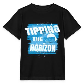Tipping the Horizon – Paragliding Adventure - Stanley/Stella Kinder T-Shirt MINI CREATOR  - Schwarz - Vorne - Mikhail (115cm)
