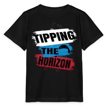 Tipping the Horizon – Paragliding Adventure - Stanley/Stella MINI CREATOR Kids’ T-Shirt - black - Front - Mikhail (115cm)