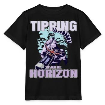 Tipping the Horizon – Paragliding Adventure - Stanley/Stella MINI CREATOR Kids’ T-Shirt - black - Front - Mikhail (115cm)