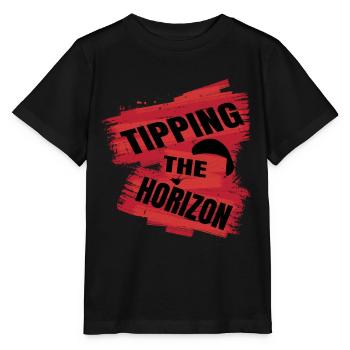 Tipping the Horizon - Paragliding Saying - Stanley/Stella MINI CREATOR Kids’ T-Shirt - black - Front - Mikhail (115cm)