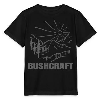 Bushcraft - Busch Genie mit Craftiness - Stanley/Stella Kinder T-Shirt MINI CREATOR  - Schwarz - Vorne - Mikhail (115cm)
