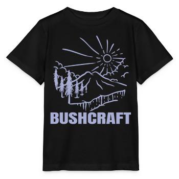 Bushcraft - Busch Genie mit Craftiness - Stanley/Stella Kinder T-Shirt MINI CREATOR  - Schwarz - Vorne - Mikhail (115cm)