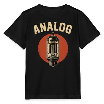 Analog Vakuumröhre Retro Vintage - Stanley/Stella Kinder T-Shirt MINI CREATOR  - Schwarz - Vorne - Mikhail (115cm)