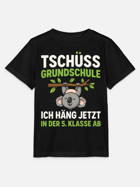 Tschüss Grundschule Koala 5. Klasse - Stanley/Stella Kinder T-Shirt MINI CREATOR  - Schwarz