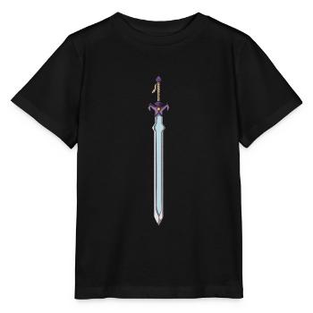 Sword RPG Jeu vidéo Retro Gaming Game Fans - T-shirt bio MINI CREATOR Stanley/Stella Enfant - noir - Devant - Mikhail (115cm)