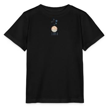 La constellation de la Balance - T-shirt bio MINI CREATOR Stanley/Stella Enfant - noir - Devant - Mikhail (115cm)