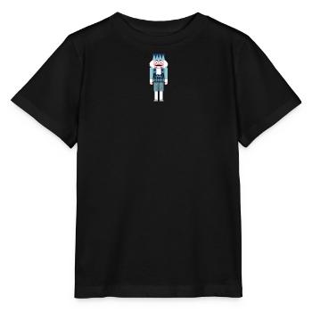 Nussknacker Rauten Rhomben Weihnachten Xmas Advent - Stanley/Stella Kinder T-Shirt MINI CREATOR  - Schwarz - Vorne - Mikhail (115cm)