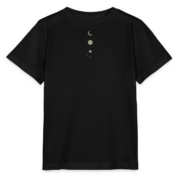 "Cosmic alignment" - Stanley/Stella MINI CREATOR Kids’ T-Shirt - black - Front - Mikhail (115cm)
