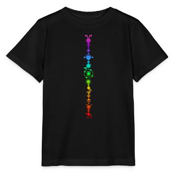 Kornkreis, Aufstiegsplan Erde, Alton Barnes GB - Stanley/Stella Kinder T-Shirt MINI CREATOR  - Schwarz - Vorne - Mikhail (115cm)