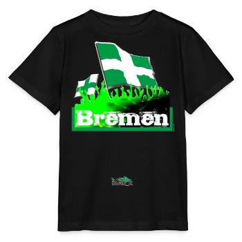 Brême - T-shirt bio MINI CREATOR Stanley/Stella Enfant - noir - Devant - Mikhail (115cm)