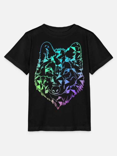 Wolf - Stanley/Stella Kinder T-Shirt MINI CREATOR  - Schwarz