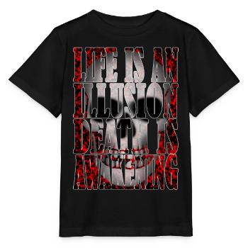 Life is an Illusion R6Z - Stanley/Stella Kinder T-Shirt MINI CREATOR  - Schwarz - Vorne - Mikhail (115cm)