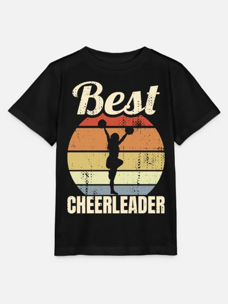 Best Cheerleader - Stanley/Stella Kinder T-Shirt MINI CREATOR  - Schwarz