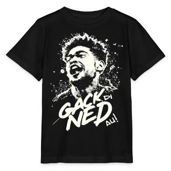 Mundart gack di ned au - Stanley/Stella Kinder T-Shirt MINI CREATOR  - Schwarz - Vorne - Mikhail (115cm)