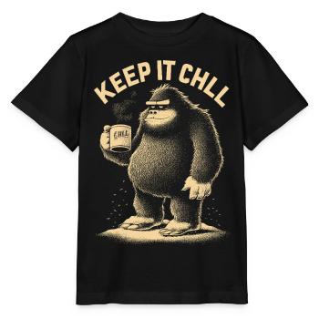 Restez détendu - T-shirt bio MINI CREATOR Stanley/Stella Enfant - noir - Devant - Mikhail (115cm)