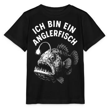 Déguisement de poisson Poisson-grenouille Carnaval sous-marin - T-shirt bio MINI CREATOR Stanley/Stella Enfant - noir - Devant - Mikhail (115cm)