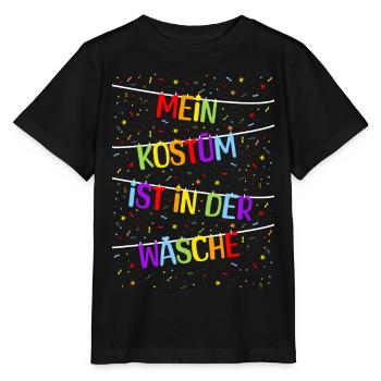 My costume is in the laundry Carnival Carnival - Stanley/Stella MINI CREATOR Kids’ T-Shirt - black - Front - Mikhail (115cm)