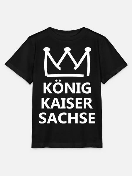 König Kaiser Sachsen Krone - Stanley/Stella Kinder T-Shirt MINI CREATOR  - Schwarz