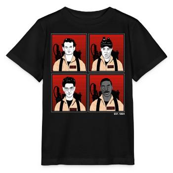Ghostbusters Charaktere - Stanley/Stella Kinder T-Shirt MINI CREATOR  - Schwarz - Vorne - Mikhail (115cm)