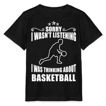 Basketball Basketball Basketball Team - Stanley/Stella MINI CREATOR Kids’ T-Shirt - black - Front - Mikhail (115cm)