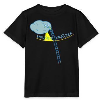 Hoffnung auf Sonne - Stanley/Stella Kinder T-Shirt MINI CREATOR  - Schwarz - Vorne - Mikhail (115cm)