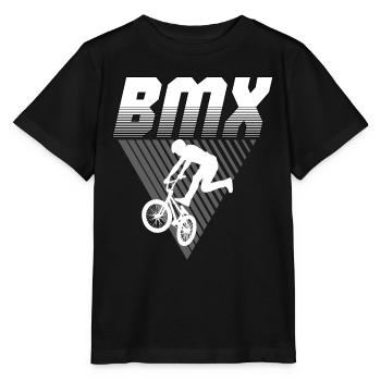 BMX street Jump - T-shirt bio MINI CREATOR Stanley/Stella Enfant - noir - Devant - Mikhail (115cm)