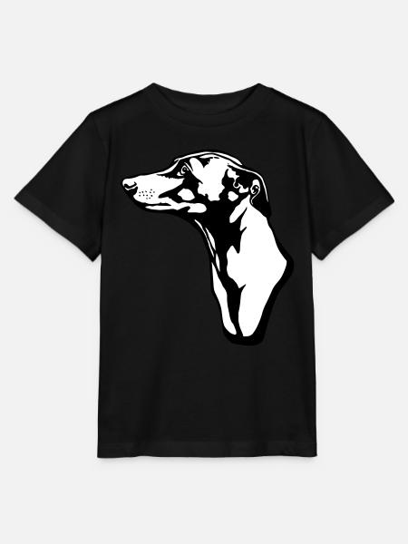 greyhound BACKGROUND - Stanley/Stella Kinder T-Shirt MINI CREATOR  - Schwarz