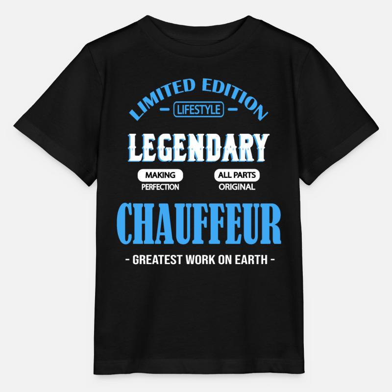 CHAUFFEUR - T-shirt bio MINI CREATOR Stanley/Stella Enfant - noir