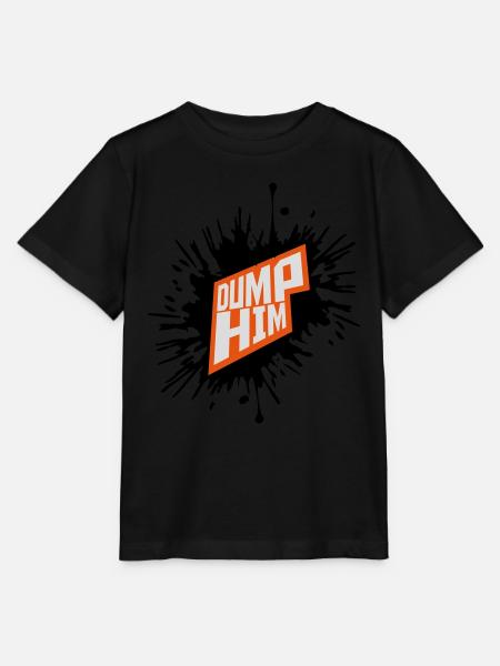 dump him Zitat Logo - Stanley/Stella Kinder T-Shirt MINI CREATOR - Schwarz