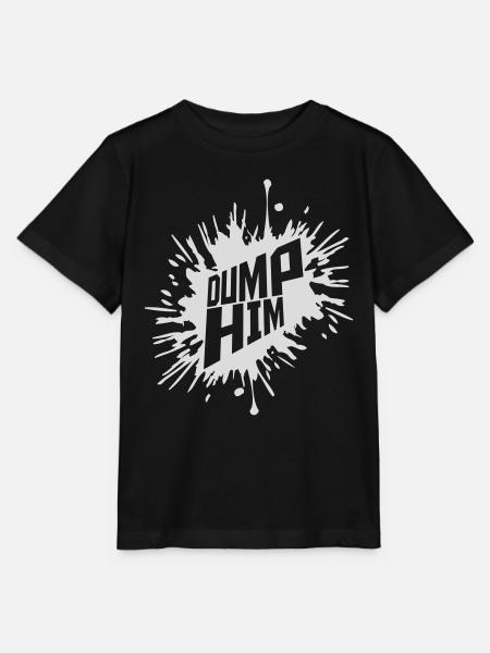 dump him Zitat Logo - Stanley/Stella Kinder T-Shirt MINI CREATOR  - Schwarz