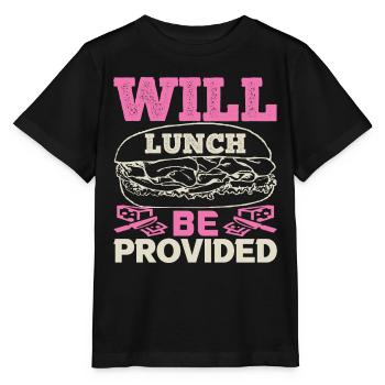 WIRD MITTAGESSEN ZUR VERFÜGUNG GESTELLT HUND - Stanley/Stella Kinder T-Shirt MINI CREATOR  - Schwarz - Vorne - Mikhail (115cm)