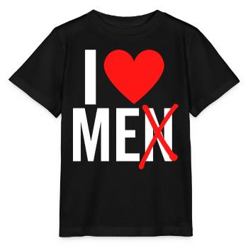 J’aime les hommes Je m’aime - T-shirt bio MINI CREATOR Stanley/Stella Enfant - noir - Devant - Mikhail (115cm)