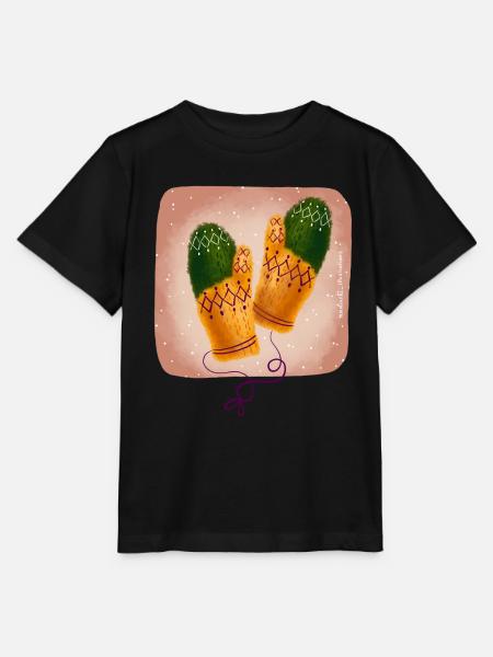 gestrickte Handschuhe - Stanley/Stella Kinder T-Shirt MINI CREATOR - Schwarz