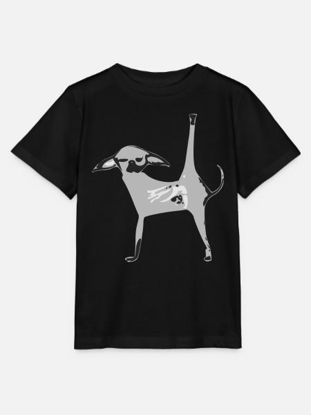 Cosmo, der Graue Chiwawa - Stanley/Stella Kinder T-Shirt MINI CREATOR - Schwarz