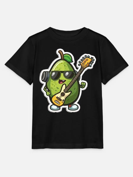 Avocado-Groove - Stanley/Stella Kinder T-Shirt MINI CREATOR  - Schwarz