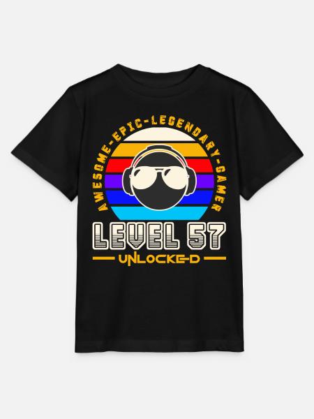 Stufe 57 - Stanley/Stella Kinder T-Shirt MINI CREATOR - Schwarz
