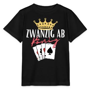 Vingt de King - T-shirt bio MINI CREATOR Stanley/Stella Enfant - noir - Devant - Mikhail (115cm)