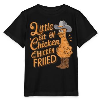 Un peu de poulet frit - T-shirt bio MINI CREATOR Stanley/Stella Enfant - noir - Devant - Mikhail (115cm)