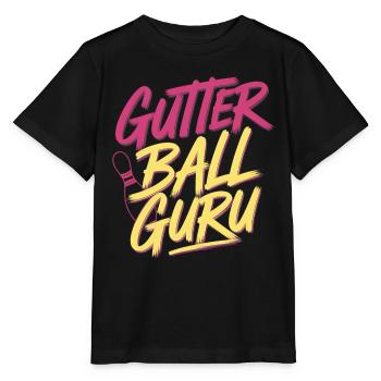 Gutter Ball Guru 13 - Stanley/Stella Kinder T-Shirt MINI CREATOR  - Schwarz - Vorne - Mikhail (115cm)