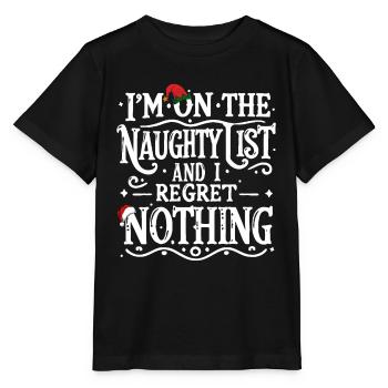 On The Naughty List - Stanley/Stella MINI CREATOR Kids’ T-Shirt - black - Front - Mikhail (115cm)