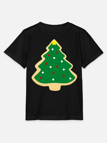 Weihnachtsbaum-Plätzchen - Stanley/Stella Kinder T-Shirt MINI CREATOR - Schwarz