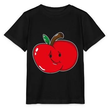 Fruit de pomme fruit - T-shirt bio MINI CREATOR Stanley/Stella Enfant - noir - Devant - Mikhail (115cm)