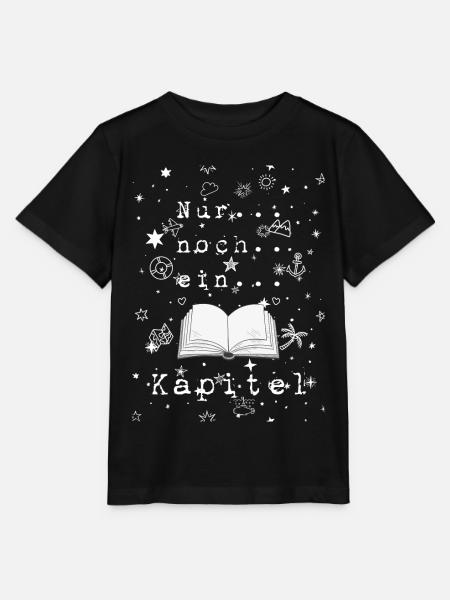 Leseratte Bücherwurm Noch Ein Kapitel Geschenk - Stanley/Stella Kinder T-Shirt MINI CREATOR - Schwarz