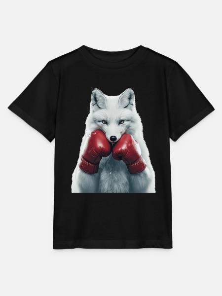 Polarfuchs - Stanley/Stella Kinder T-Shirt MINI CREATOR  - Schwarz
