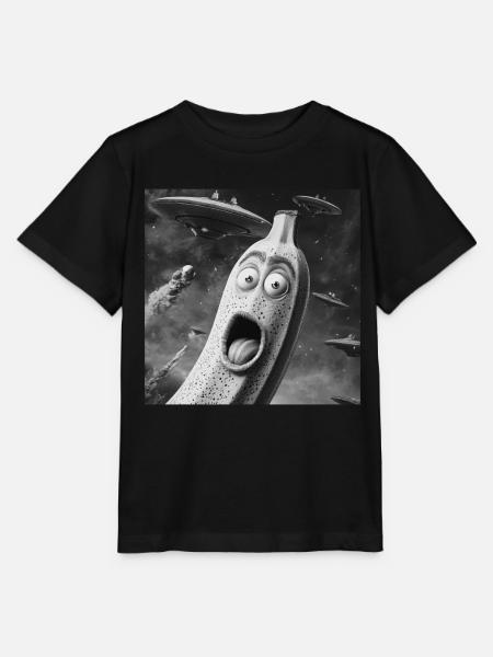 Banane - Stanley/Stella Kinder T-Shirt MINI CREATOR - Schwarz